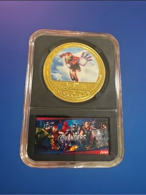 Iron Man Avengers Collectible Gold Coin w/ Stan Lee on the back